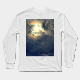 Sun Shining Through the Clouds - Cloudy Sunny Day Long Sleeve T-Shirt